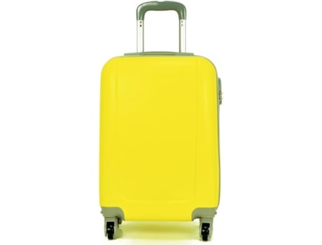 Mala Bagagem De Mão Carrinho Cabine Viagem De Avião Viagem 4 Rodas Giratórias 360º. (Amarelo) COSHANO