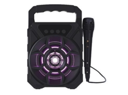 Caixa de Som Bluetooth LAXISCREED Ktv Sem Fio Mini Cartão