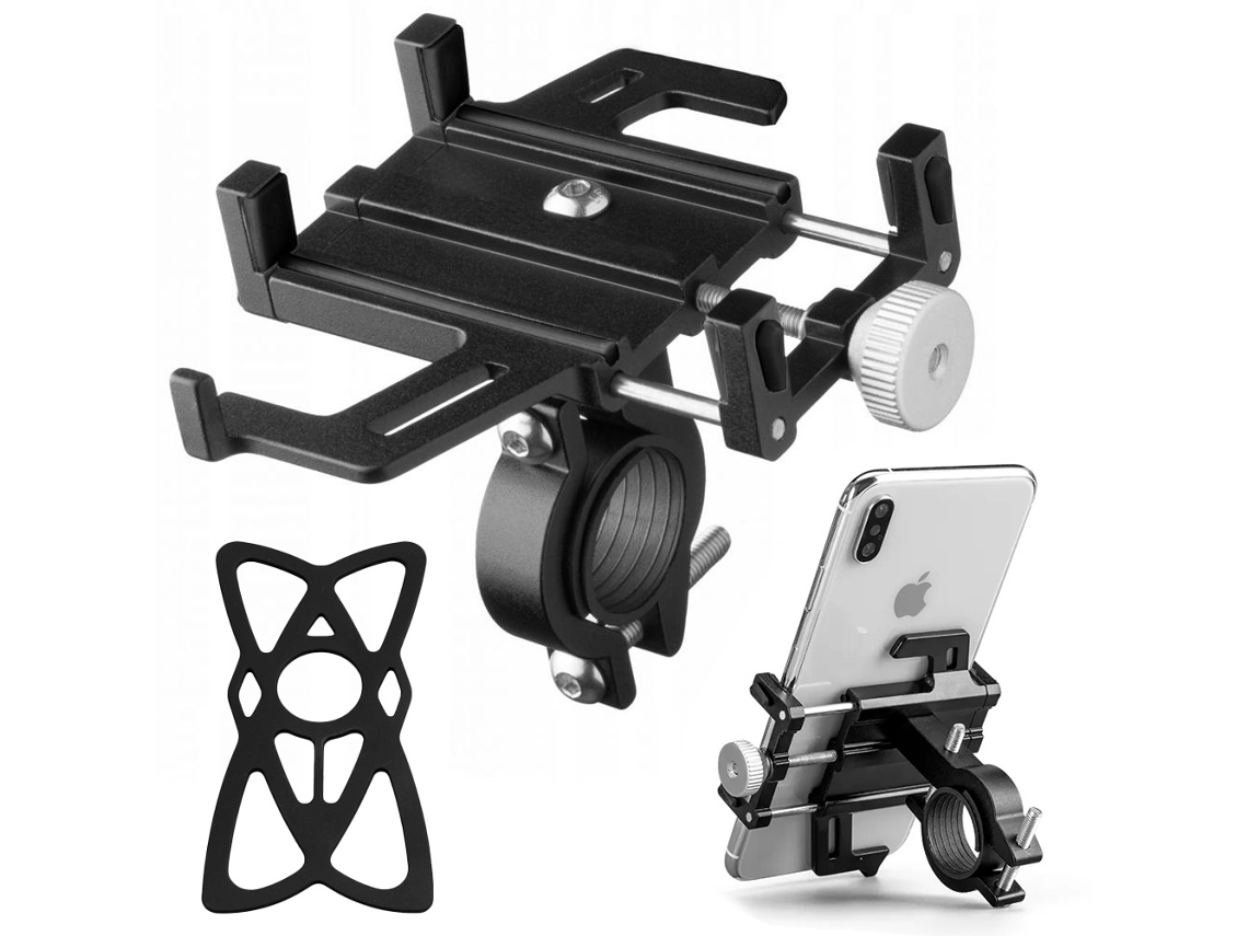 Suporte Para Celular Para Bicicleta Fixado No Guidão Aquaforge