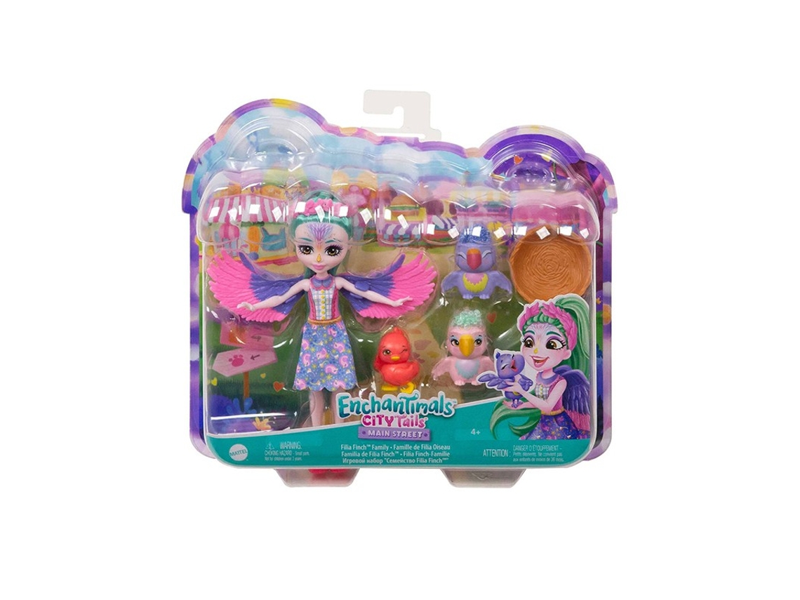 Boneca ENCHANTIMALS City Tails Família Dalmácia (Idade Mínima Recomendada: 4 anos)