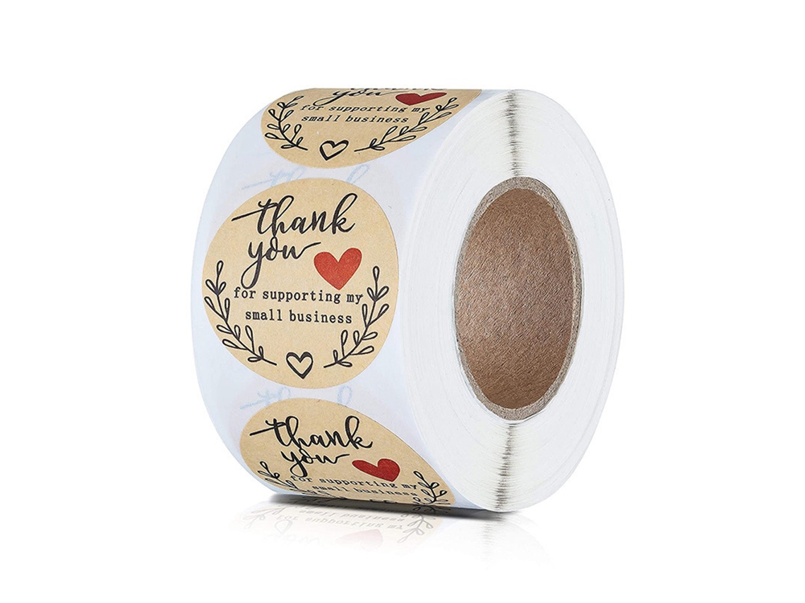 Adesivos "Thank You" para Sacolas e Caixas | S/MARCA