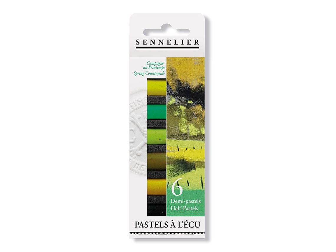 Pastel a L'Écu 6 Meios-Pastéis Campo na Primavera SENNELIER