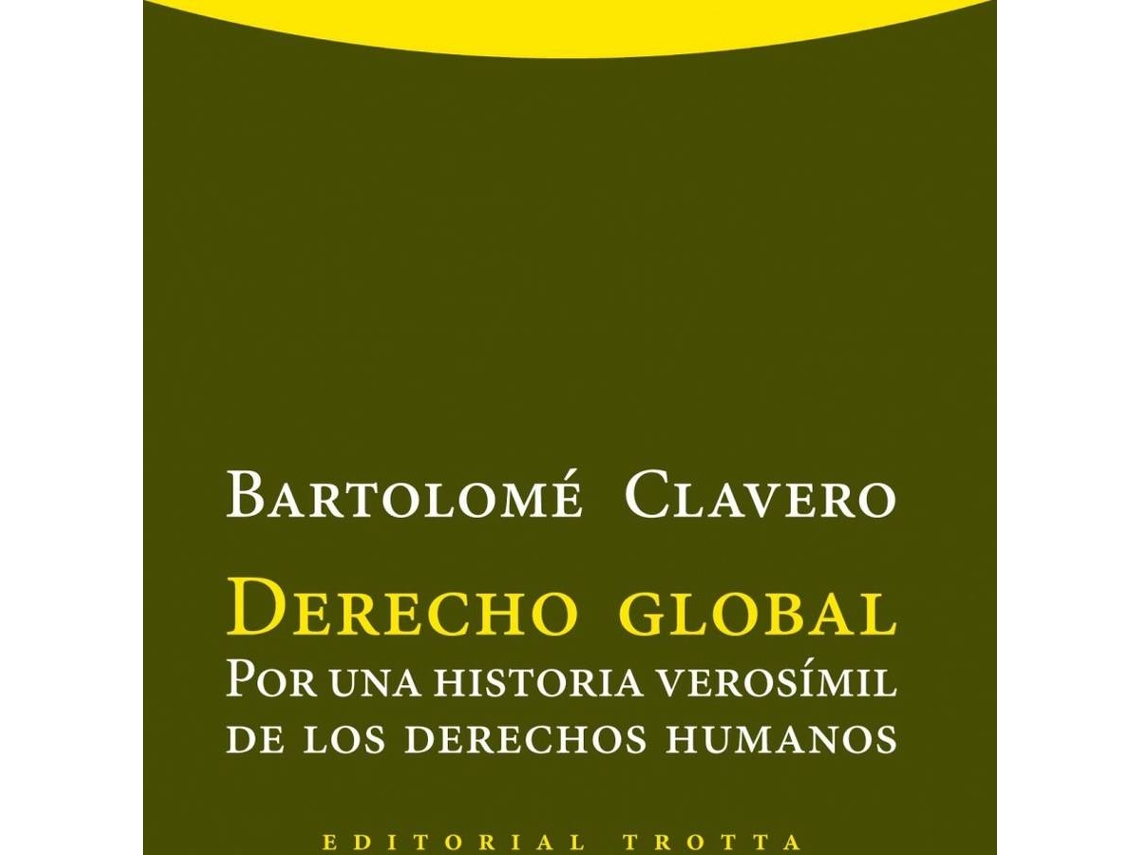 Livro Derecho Global de Bartolomé Clavero (Espanhol)