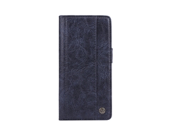 Capa LAXISCREED Samsung Note8 Couro Pu Azul 4 Slots Cartão