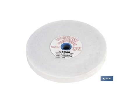 Muela abras. blanca 200x25x32 gr.80