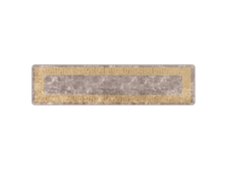 Conjunto 1 Tapete Runner Vidaxl Cinzento Poliéster (50 X 200 Cm)