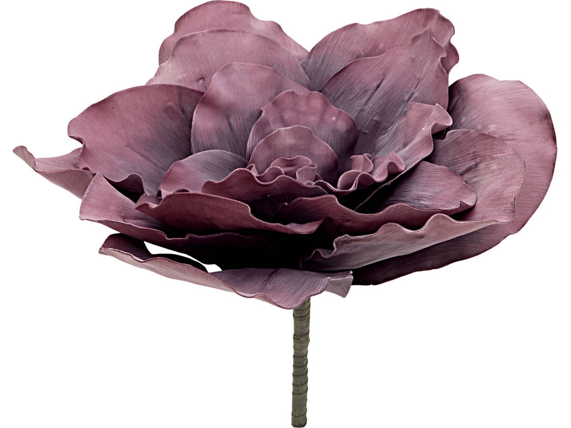 Planta Artificial EUROPALMS Giant Flower (Roxo - 80 cm)