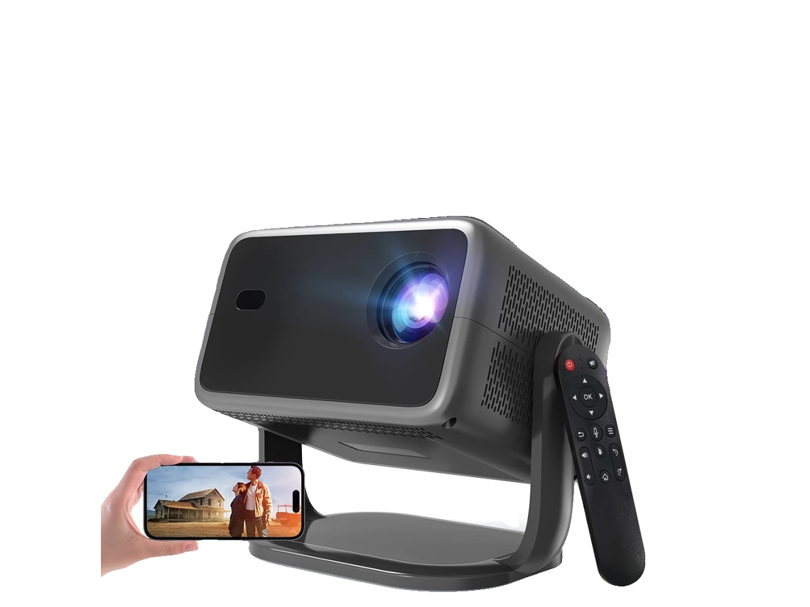 Projetor, Resolução 1080p, Conectividade Wifi E Bluetooth, 100v-240v Plug Eu