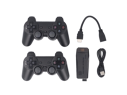 Console de Jogos Retrô Sem Fio 4k Dual 2.4ghz com Mais 20.000 Jogos, 9 Emuladores e 64gb Memória. GOKOCO