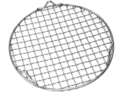 Grelha Redonda De Aço Inoxidável De 18 Cm Para Churrasco Portátil E Fritadeira A Ar, Resistente Ao C Gokoco