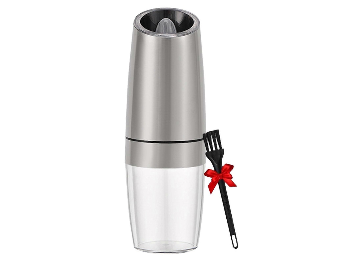 Moedor de Pimenta Elétrico por Gravidade, em Aço Inoxidável, Alimentado Bateria, Automático, para Sal Marinho, Operado com uma Só Mão. GOKOCO
