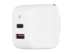 Carregador Rápido 30w Mini portátil Gan com duas portas Usb Usb c S/MARCA