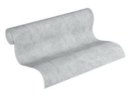 Papel de Parede A.S. CRÉATION (53 cm x 10,05 m - Tecido - Cinzento)