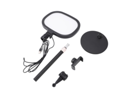 Kit de Iluminação de Mesa para Videoconferência com Suporte e Encaixe para Celular CHABERLU