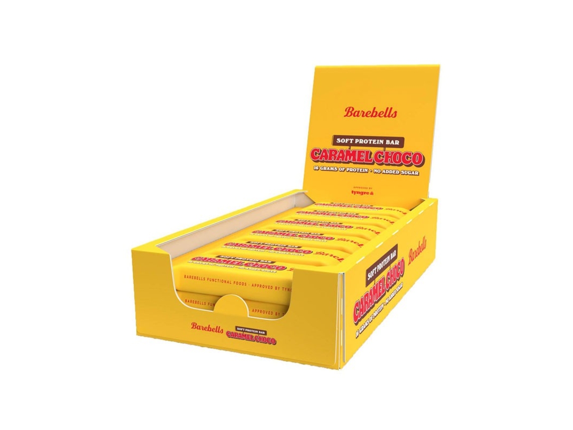 Barra de Proteína de Chocolate com Caramelo Macio- 12X55G BAREBELLS