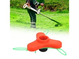 Cabeçote de reposição em nylon para cortador de grama com 3 fios, peça para ferramenta de jardim e acessório para cortador de grama.