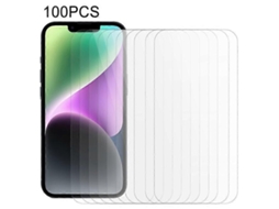 100 Peças De Película Protetora De Tela Hd De Vidro Temperado Com Bordas De Arco De 0,25 Polegadas Compatível Com Iphone 16 Pro Max Webake