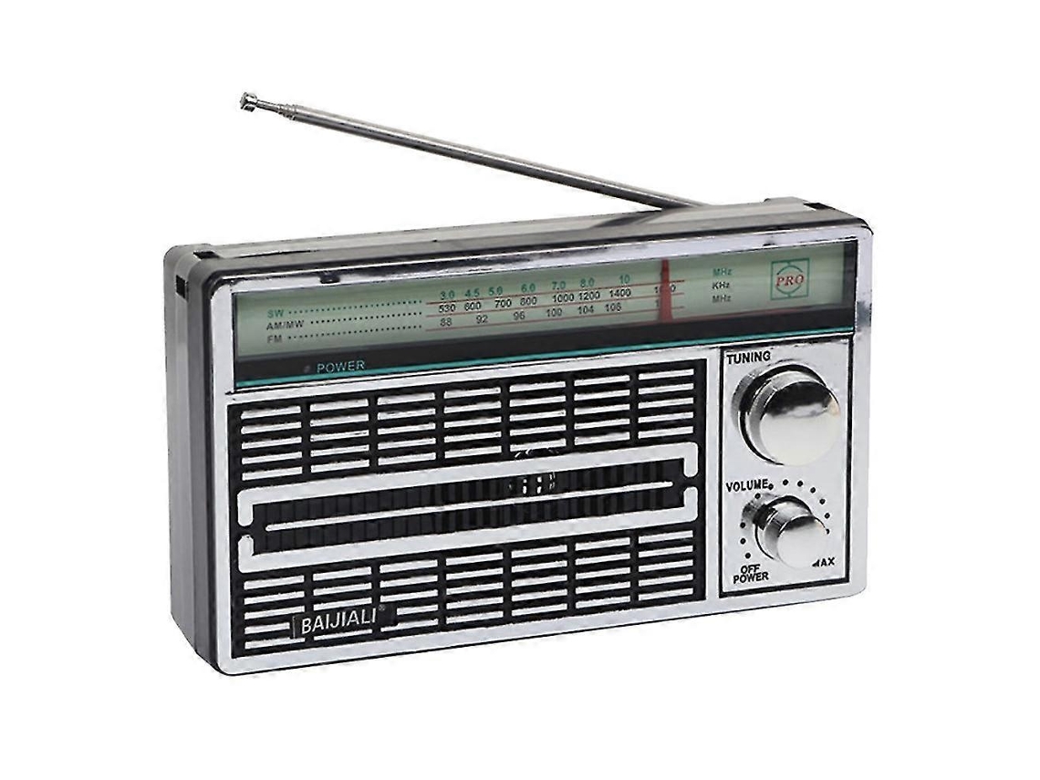 Rádio Portátil Am/fm/sw Rádio Antigo Para Idosos, Rádio Portátil Para Áreas Externas, Com Chave De Ajuste De Botão Para Áreas Externas Olysi Shop
