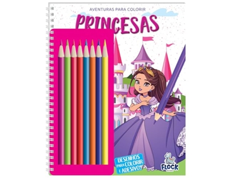 Livro Aventuras Para Colorir Princesas De Blu (português Do Brasil)