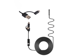 Câmera De Inspeção Endoscópica Inf Com Usb/usb C Brilvibera
