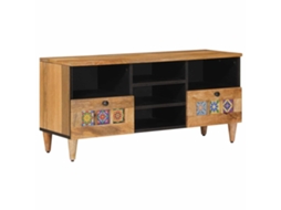 Vidaxl Gabinete Para Tv Com Gaveta Natural 100 X 33 X 46 Cm