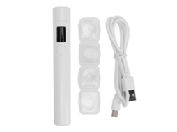 Luz De Unhas Portátil Com Bateria 180mah, Display Lcd, Timer Duplo E Secagem Rápida Para Manicure