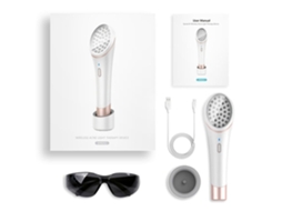 Massajador Facial Sem Fio Sensor De Contato Automático Com Ácido Led Vermelho E Azul Dispositivo Portátil De Terapia De Luz Inclui Yunzii