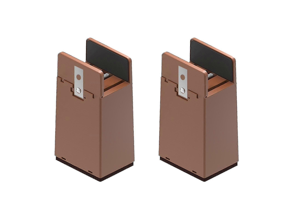 Lurelia Elevador Para Móveis, Ajustável, Reforçado, Em Plástico, Para Cama, Sofá E Mesa, 10 Cm, Preto/castanho