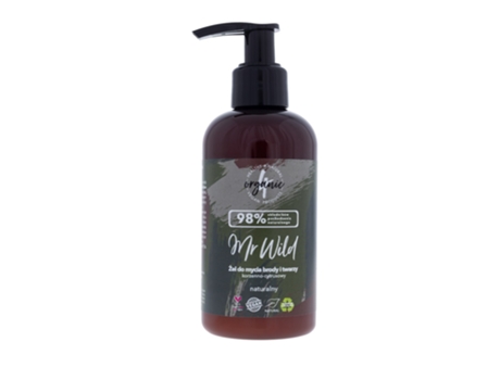 Wild Gel De Limpeza Para Barba E Rosto, Aroma De Raízes Cítricas, 200ml 4organic
