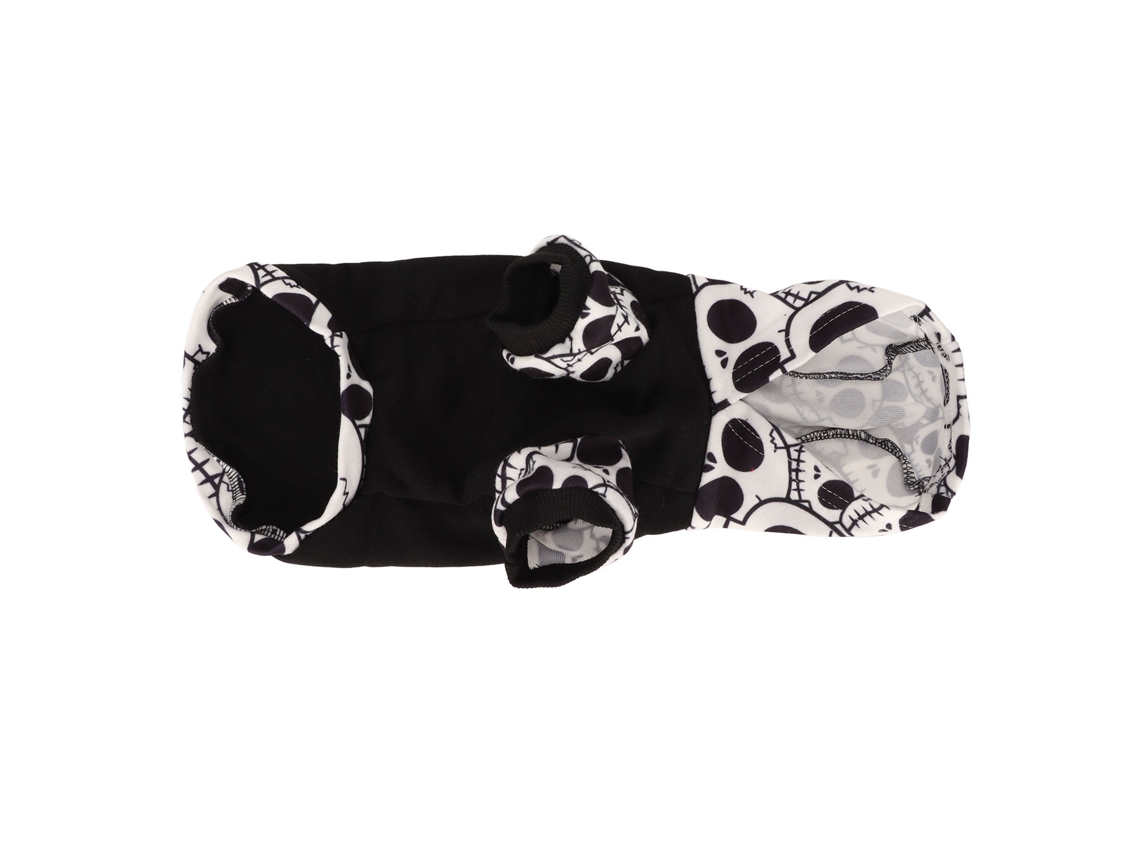 Camisa Com Capuz De Halloween Para Cão Gato