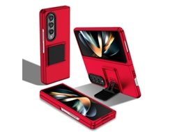 Capa magnética para Samsung Galaxy Z Fold8 Ultra com suporte (vermelha)