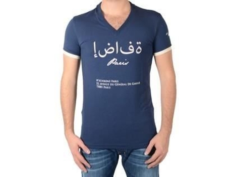 T-Shirt de Homem H' ECHBONE Hechbone Paris Muscat Azul (M)