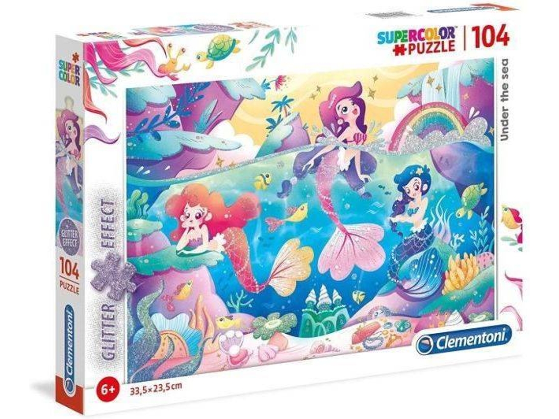 Puzzle CLEMENTONI Glitter (104 Peças)