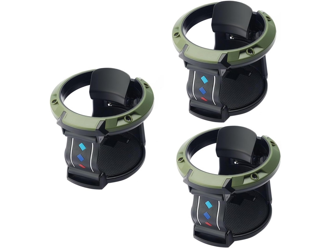 Conjunto De 3 Porta-copos Para Veículo, Porta-garrafa De Água Verde