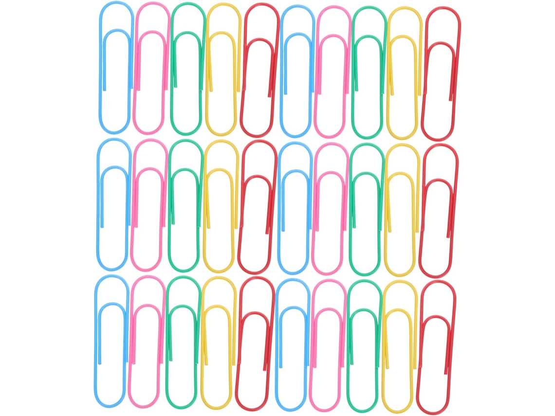 100-clipes De Papel Metálicos Extra Grandes 10cm Escritório E Artesanato Design Durável Ampla Capacidade Organizar