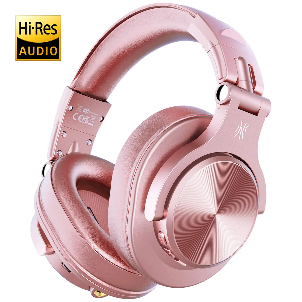 Fones De Ouvido Bluetooth 5.2 Com Fio E Sem Fio (ouro Rosa), Com Microfone, Estilo Circumaural.