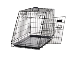 Transportadora de Cães Tamanho L, 77L x 47L x 55H cm, Metal Preto | S/MARCA