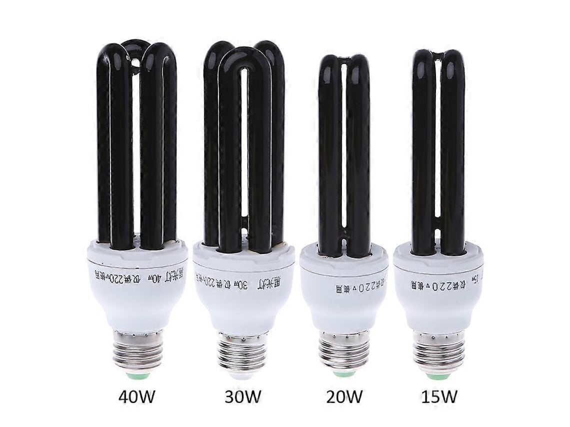 Rebe bombilla Fluorescente Uv E27 15/20/30/40w 220v 365nm para Iluminação de Palco, Detecção e Agricultura