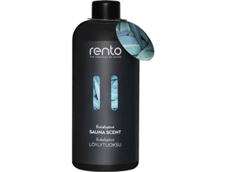 Aroma de Sauna 400 Ml 13 52 Fl. ????Oz. Óleo Essencial Perfumado Fabricado na Finlândia Eucalipto RENTO THE HARMONY OF SAUNA