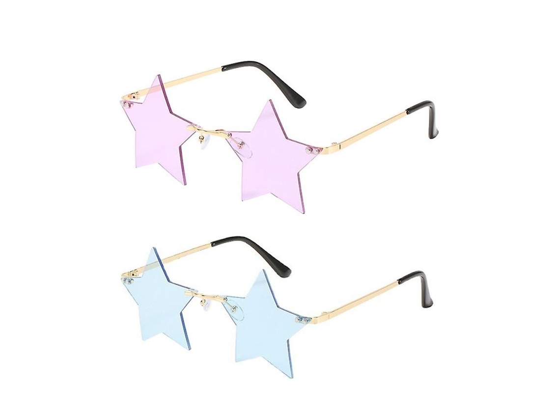 2 Pares De Óculos Em Formato De Estrela Allinless