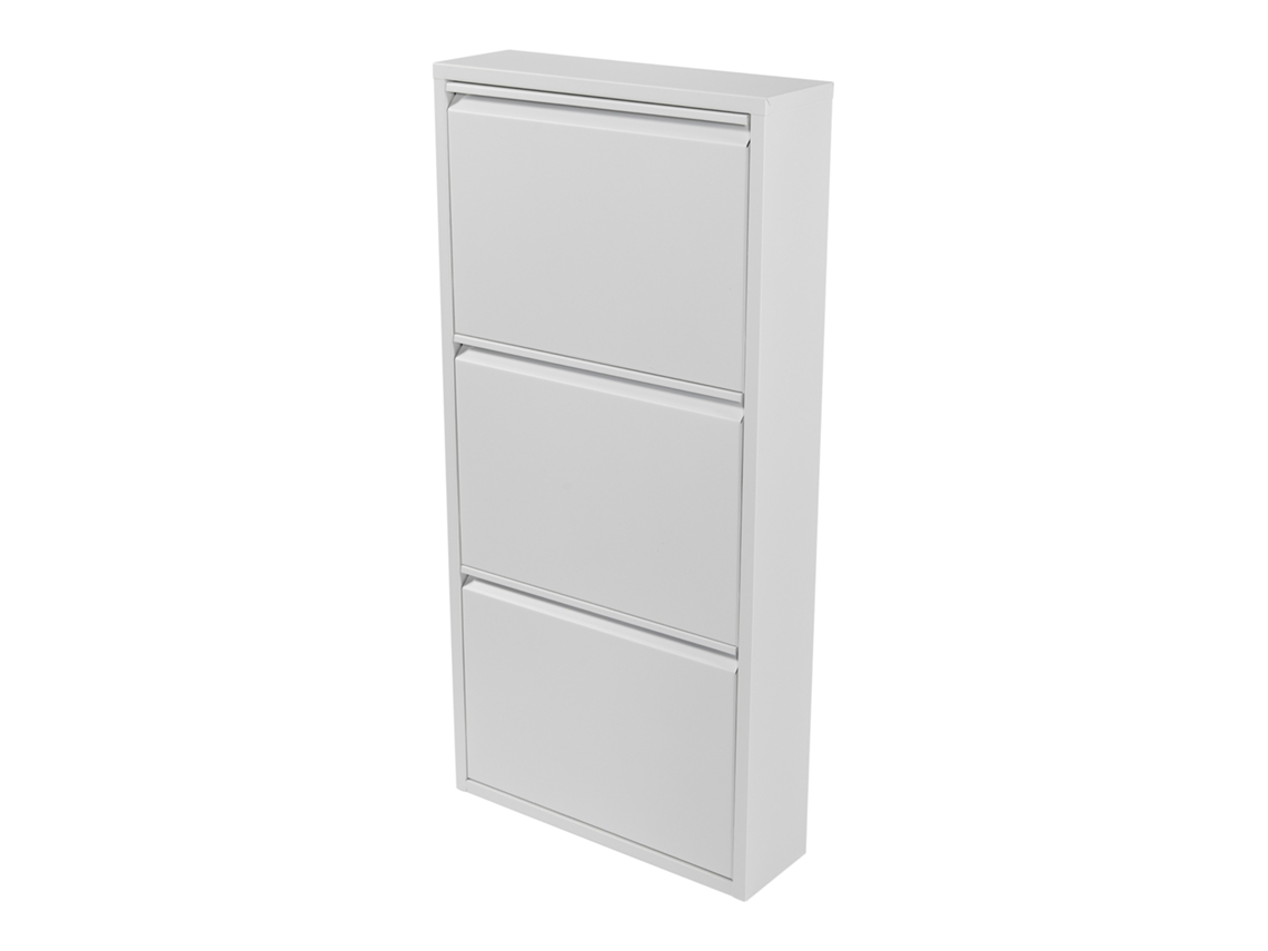 Sapateira [EN.CASA] (Branco - Metal - 104 x 50 x 15 cm)