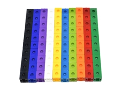 Mali 100pcs Blocos Conectáveis 10 Cores Brinquedo Educativo para Crianças Portátil Casa Jardim de Infância