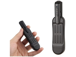 Caneta Mini Espiã 1080p Hd, Clip On Body, Câmera Oculta, Portátil De Vigilância, Envia Cartão De Memória 32gb Yizhood (preto)