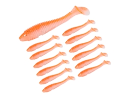 Isca de Pesca Silicone T Tail 15pcs D Tipo