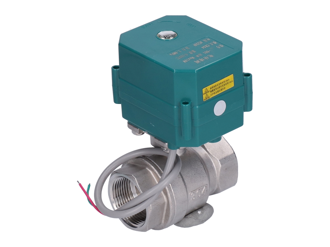 Válvula De Esfera Elétrica Em Aço Inox Laxiscreed 2 Vias Com Retorno Automático Dn32