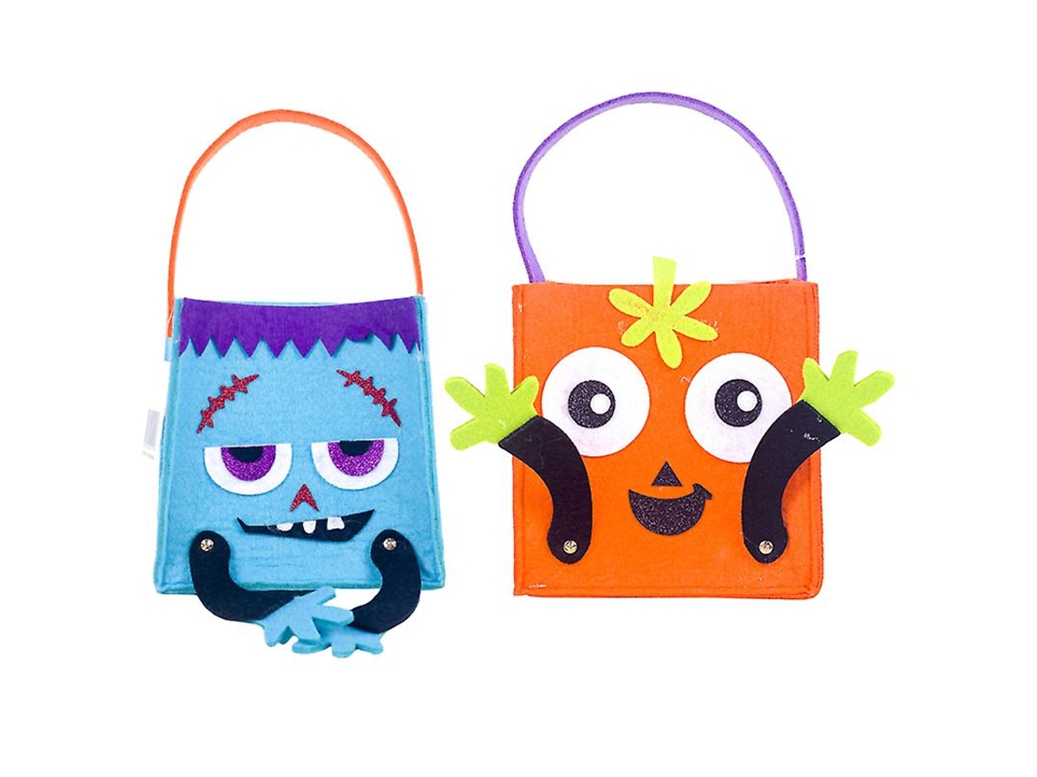 2 Unidades de Cesta de Armazenamento para Decorações de Halloween ALLINLESS