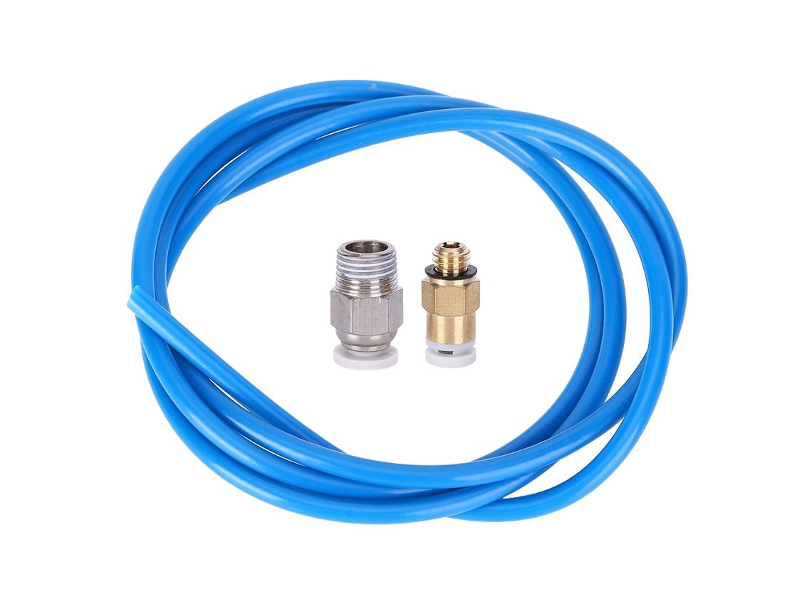 Conjunto de Bicos Remotos com Tubo de Alimentação Ptfe Azul 2m para Impressora 3d