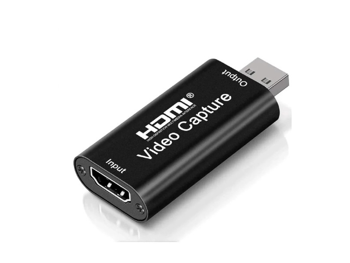 Placa de captura de vídeo e streaming Brilvibera compatível com HDMI 4K