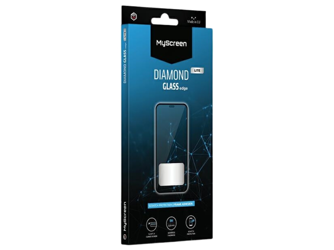Protetor De Tela Myscreen Diamond Glass Edge Lite Para Xiaomi 13t E 13t Pro Com Cola Completa