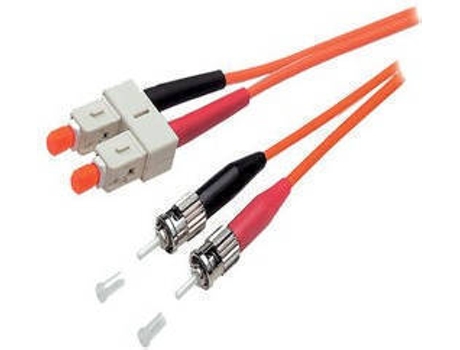 Cabo Fibra Ótica S-CONN (ST - SC - 5 m - Laranja)